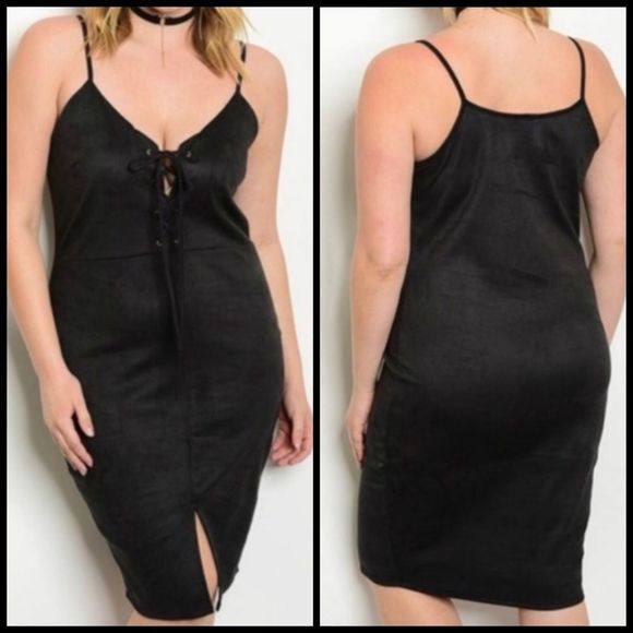 Boutique Dresses & Skirts - Lbd-sueded Fabric